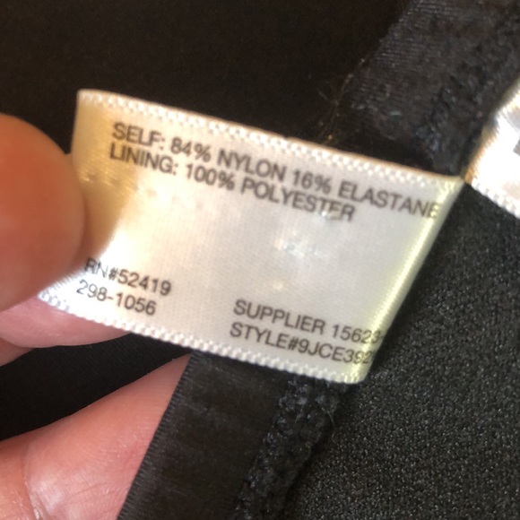 LIZ CLAIBORNE Size 16W Swim Skirt with Brief BLACK Modest Bikini
$49 NEW - Picture 8 of 11